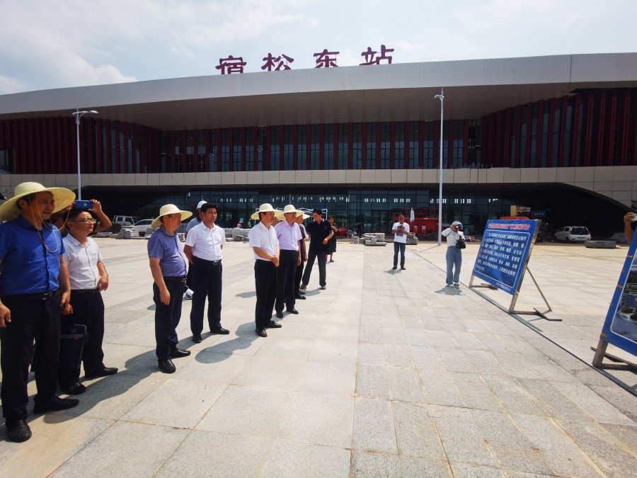 宿松县人大常委会调研县重点工程项目建设情况